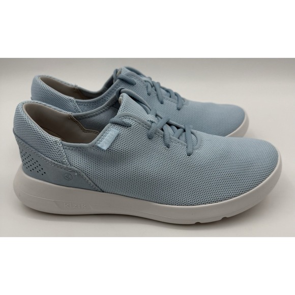 Kizik Madrid Eco Knit Hands Free Wmn's Sz 10 Men's 8.5 Slip On W Lace Tie Blue - Picture 4 of 8